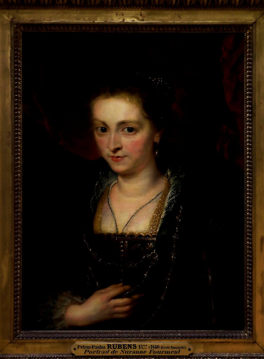 Portrét ženy. Portrét Suzanny Fourmentové od Peter Paul Rubens