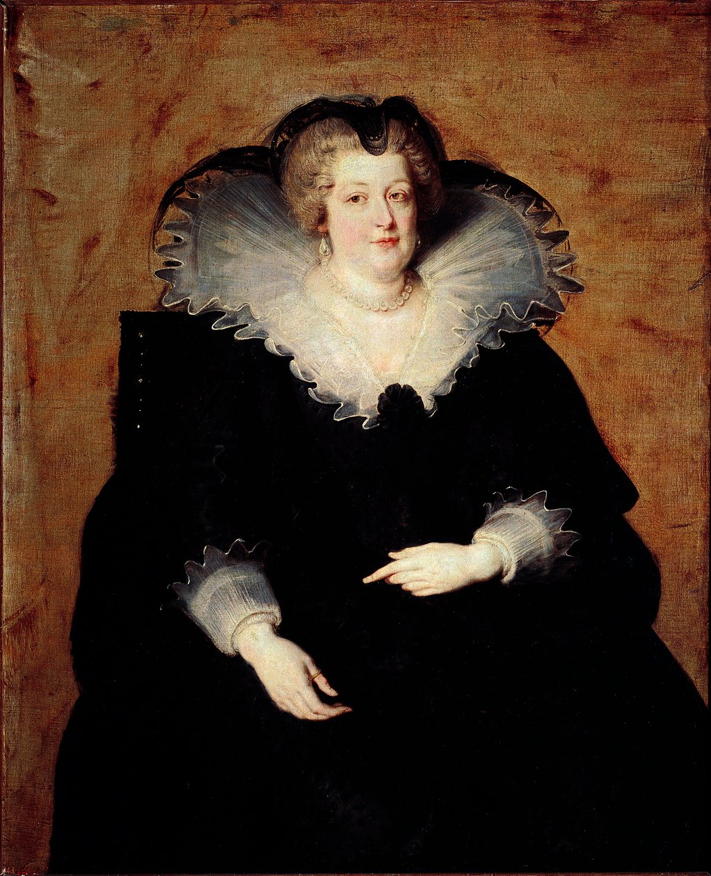 Portrét královny Marie de Medicis (olej na plátně). od Peter Paul Rubens