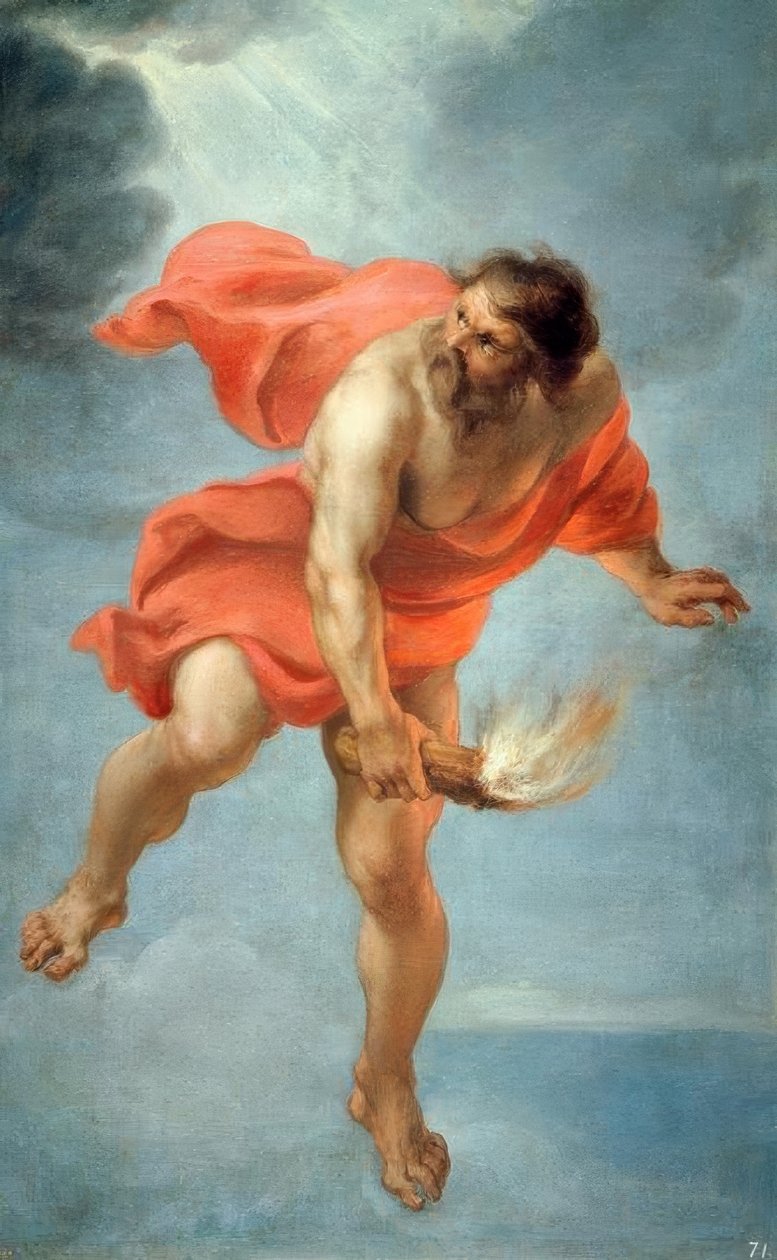 Prometheus od Peter Paul Rubens