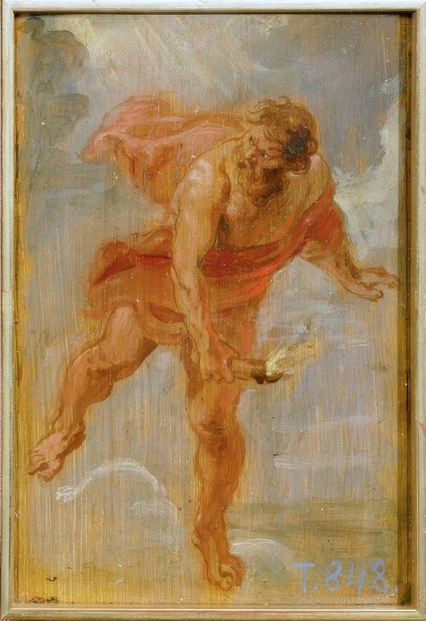 Prométheus přináší na zem oheň od Peter Paul Rubens