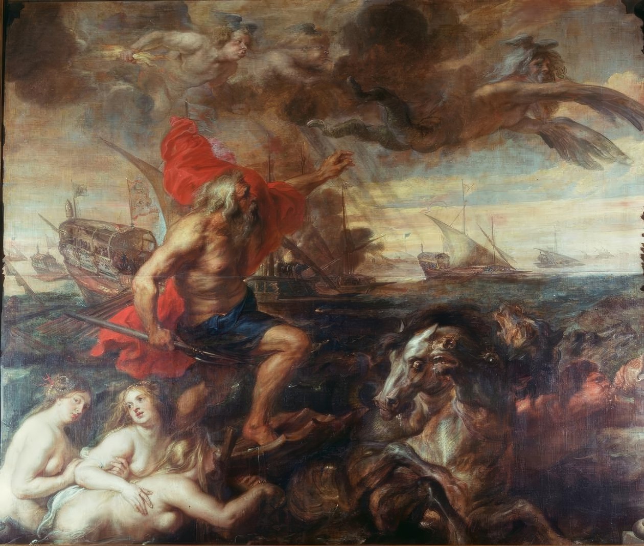 Quos ego! - Neptun, uklidňuje vlny od Peter Paul Rubens