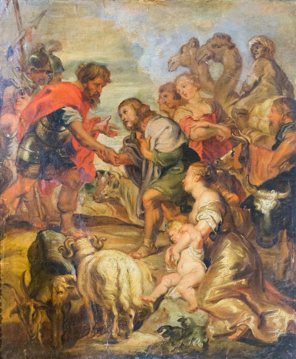 Smíření Ezaua a Jákoba od Peter Paul Rubens