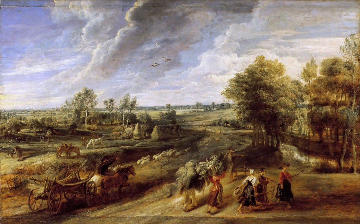 Návrat ze sklizně, cca 1637. od Peter Paul Rubens