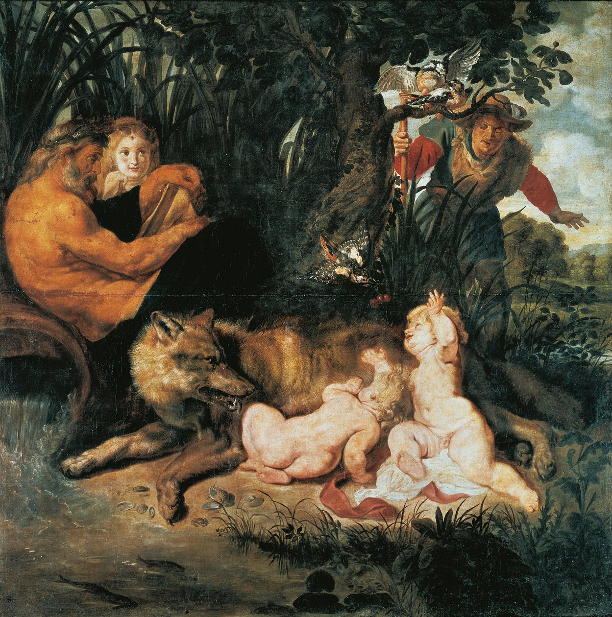 Romulus a Remus (olej na plátně) od Peter Paul Rubens