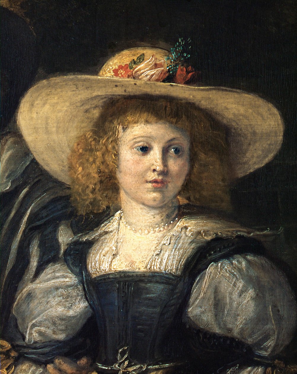 Rubens a jeho druhá žena Helene Fourmentová v zahradě (olej na plátně) od Peter Paul Rubens