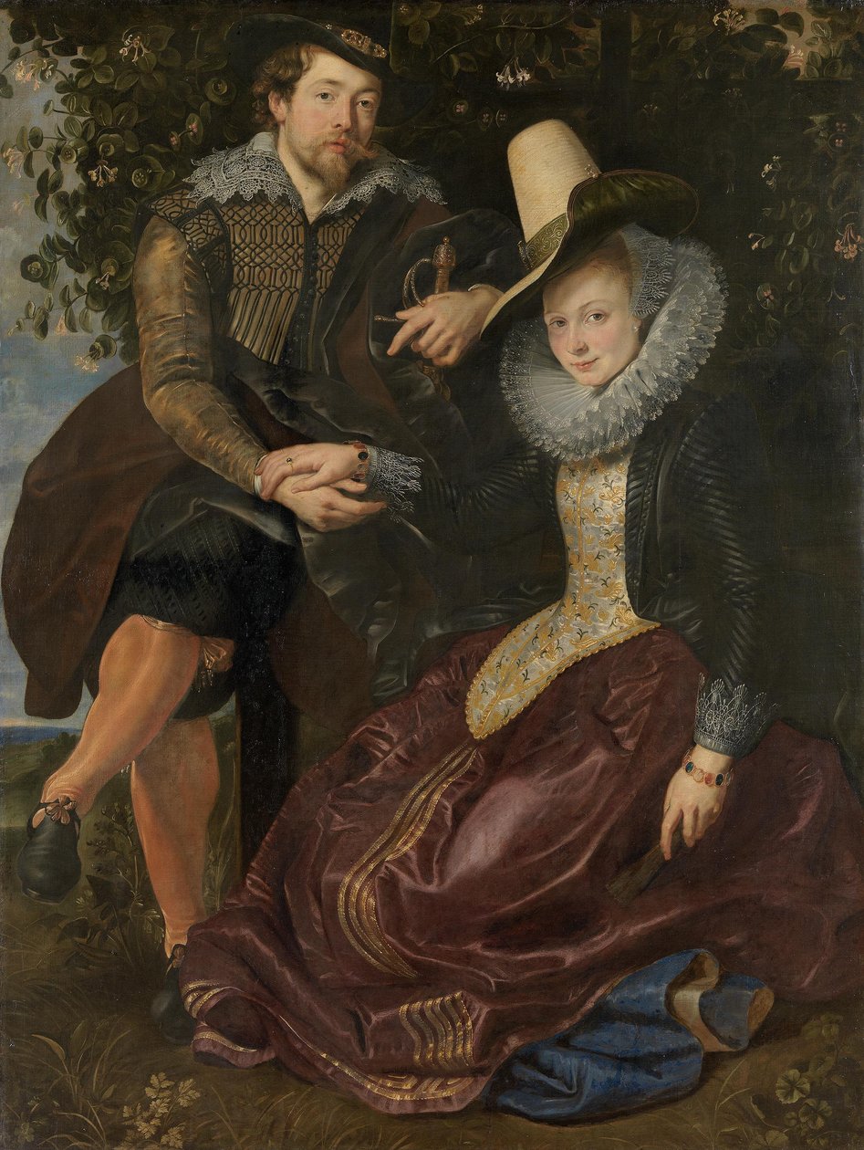 Rubens a Isabella Brantová v altánu se zimolezem od Peter Paul Rubens