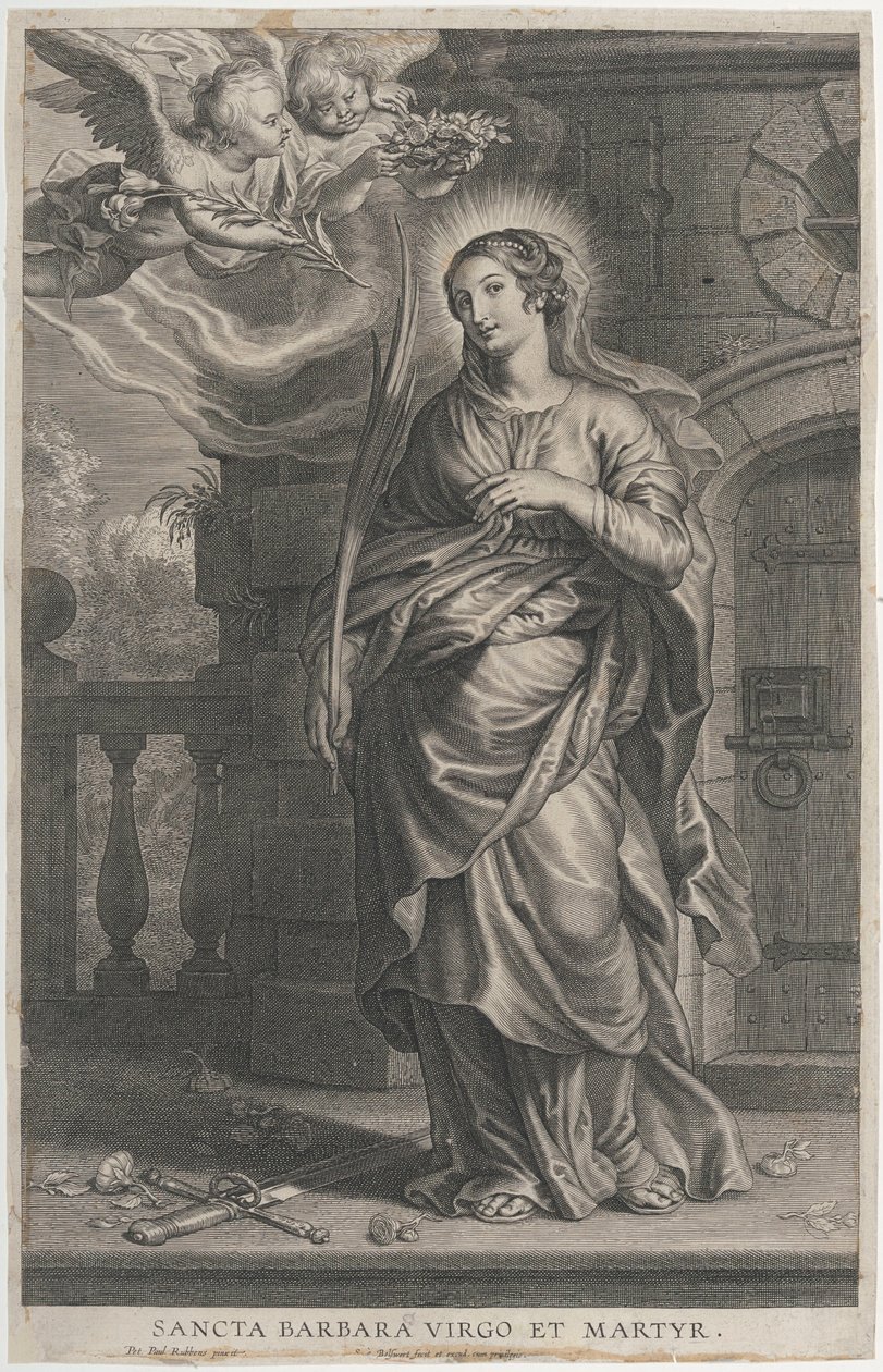 Svatá Barbora od Peter Paul Rubens