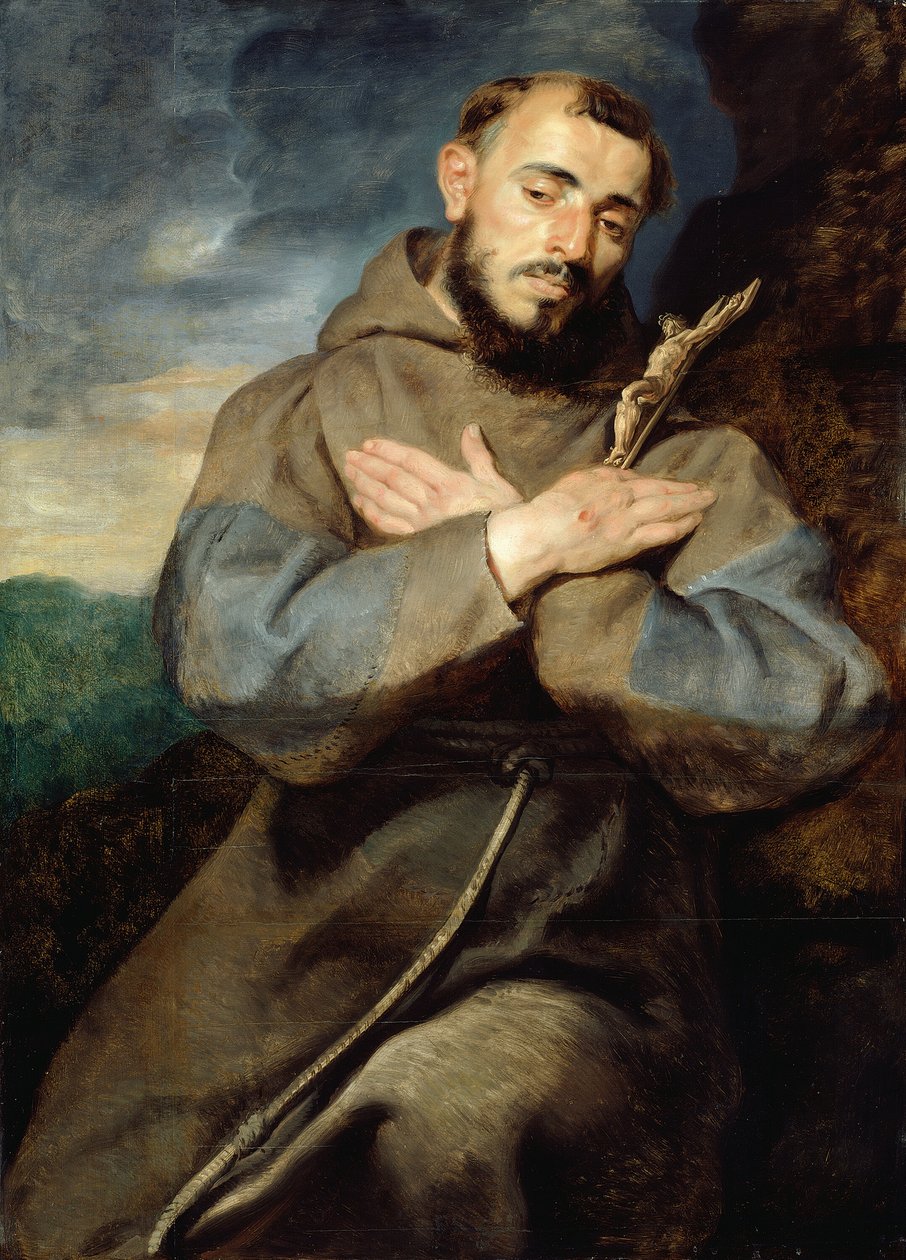 Svatý František od Peter Paul Rubens