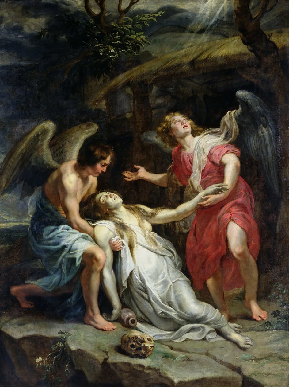 Svatá Marie Magdalena v extázi, asi 1620-1625. od Peter Paul Rubens