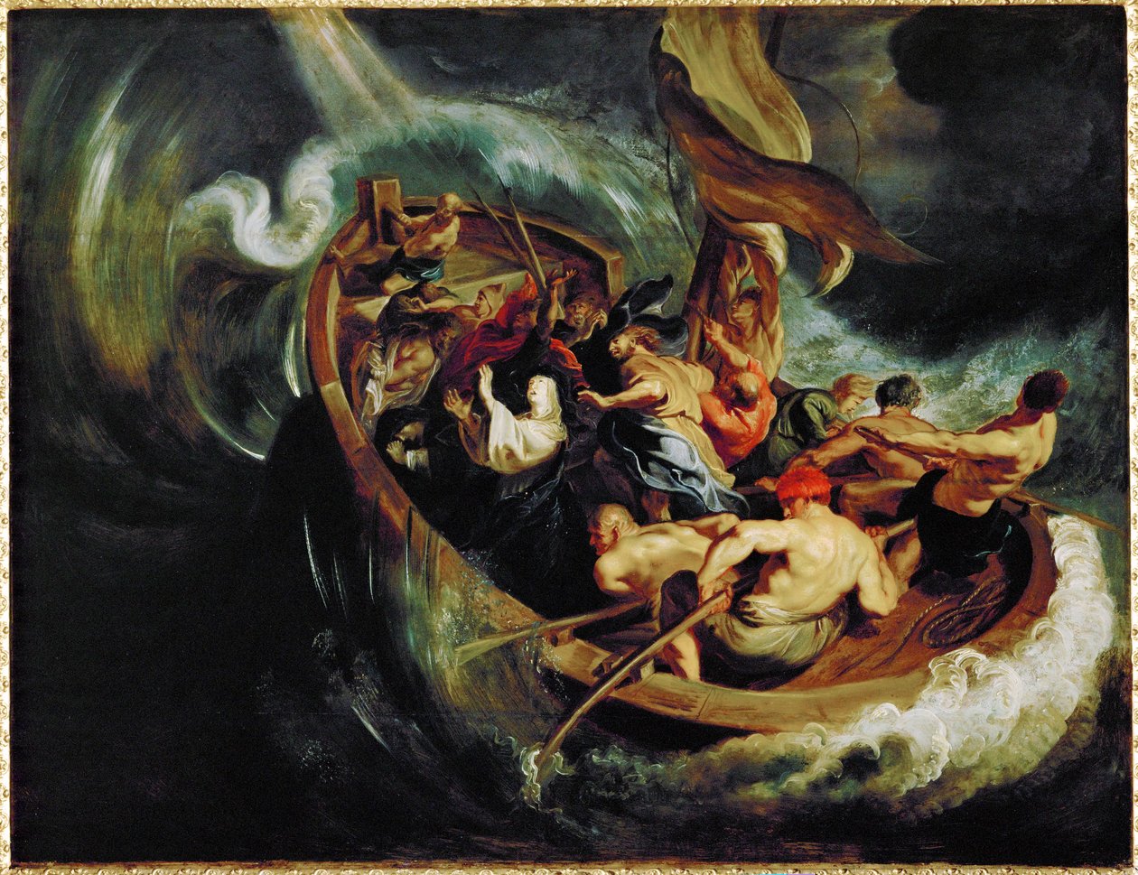 Svatá Walburga a zázrak na lodi od Peter Paul Rubens