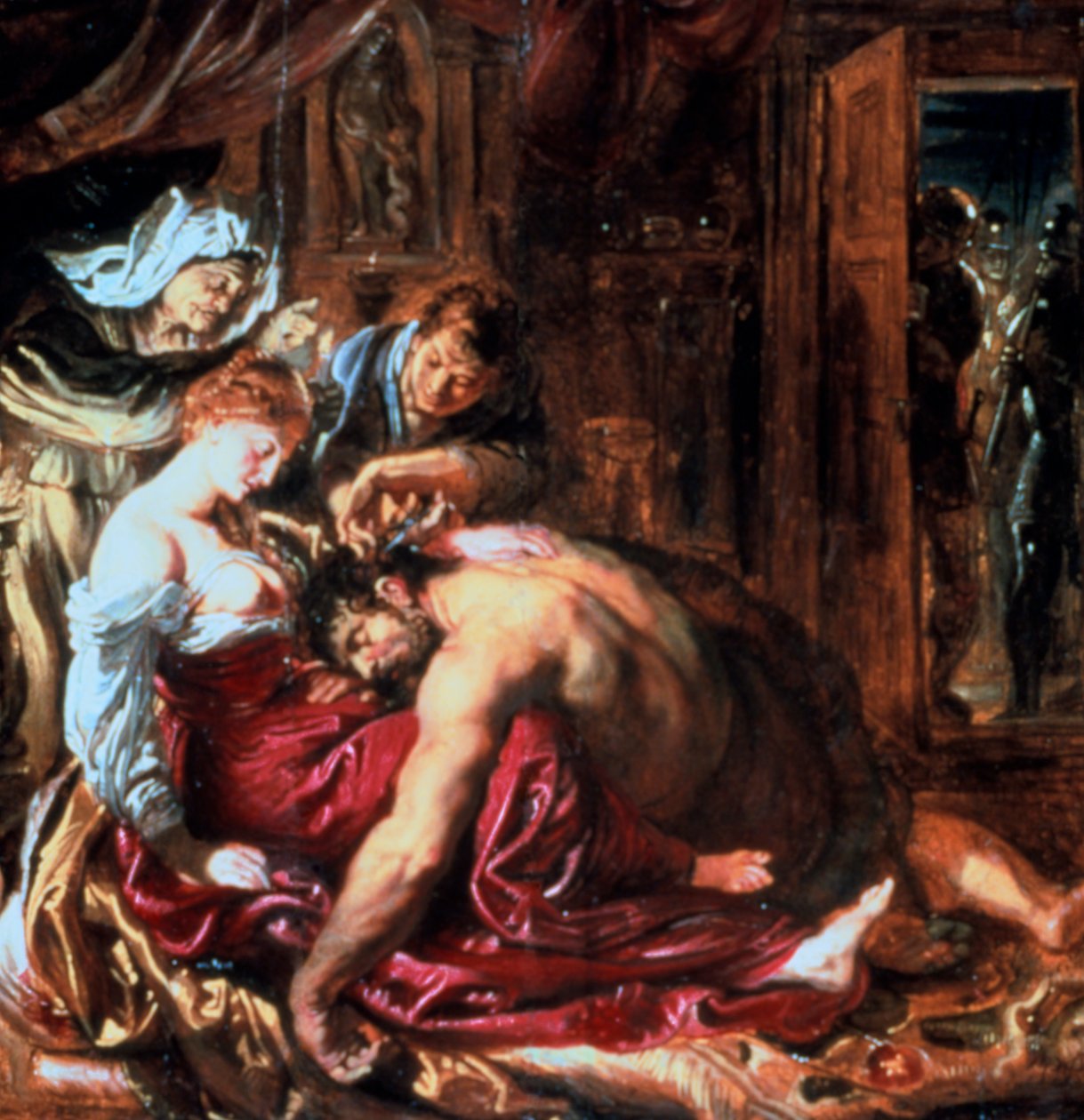 Samson a Dalila, c1609-1610 od Peter Paul Rubens