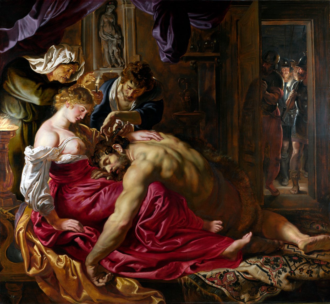 Samson a Dalila, c. 1610 od Peter Paul Rubens