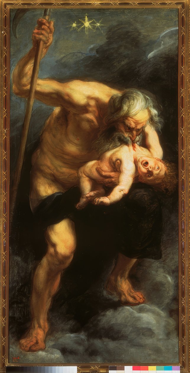 Saturn požírá syna od Peter Paul Rubens