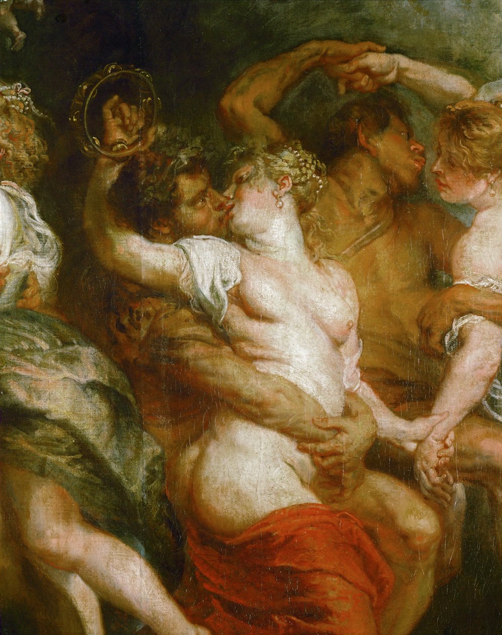 Satyr objímající bakchantku (olej na plátně) od Peter Paul Rubens