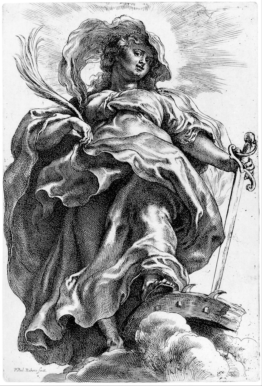Svatá Kateřina Alexandrijská od Peter Paul Rubens