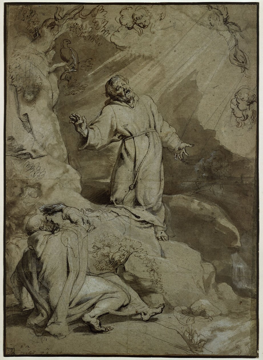 Stigmatizace svatého Františka z Assisi od Peter Paul Rubens