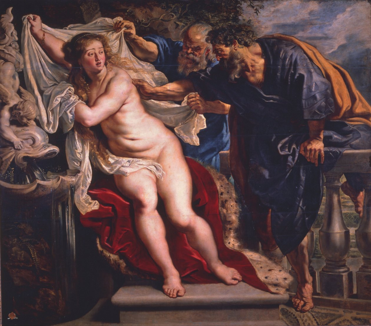 Zuzana a starci od Peter Paul Rubens