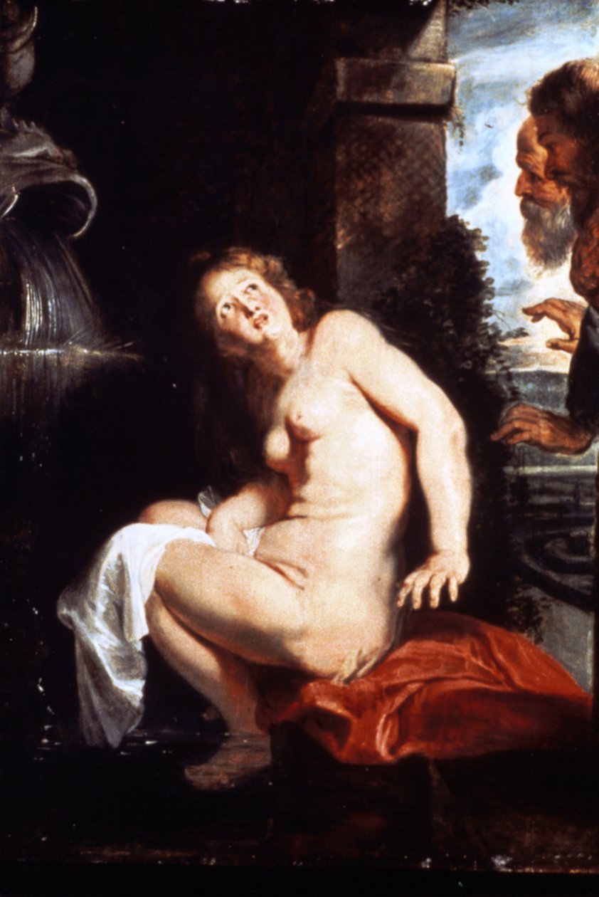 Susanna And The Elders, cca 1614 (olej na plátně) od Peter Paul Rubens