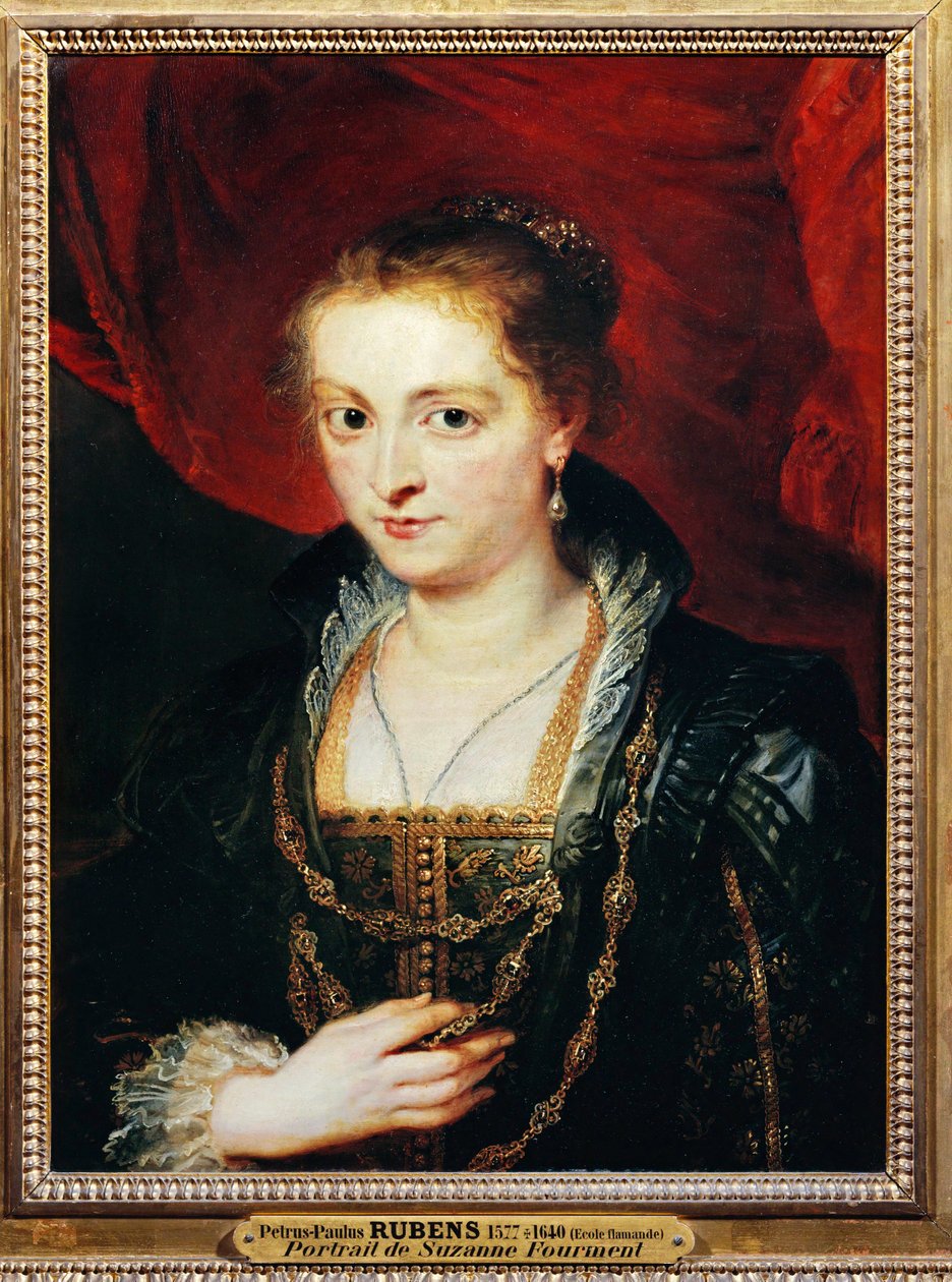 Suzanne Fourment, sestra Helene (malba na dřevě) od Peter Paul Rubens