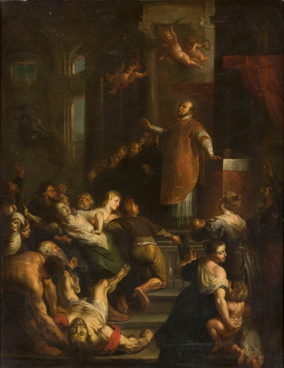 Svatý Ignác z Loyoly vyhání z posedlého zlé duchy od Peter Paul Rubens