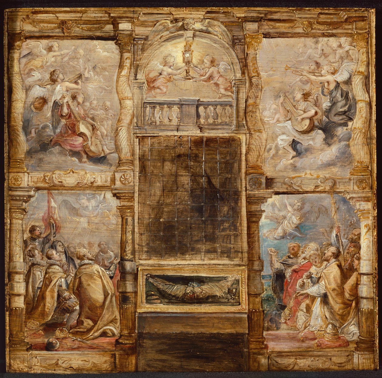 Klanění Eucharistie, c. 1626. od Peter Paul Rubens