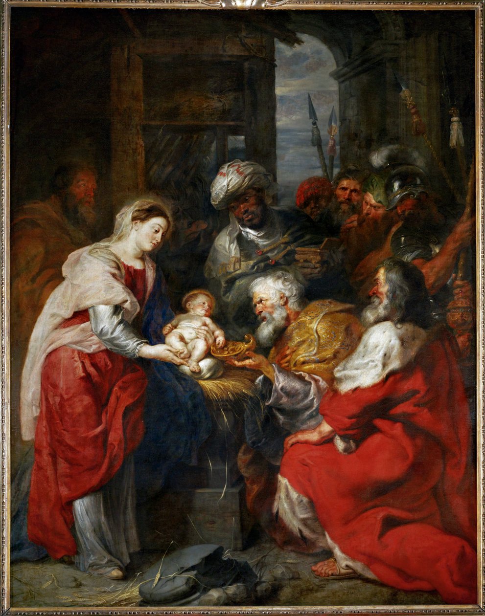 Klanění mudrců (malba na plátně) od Peter Paul Rubens