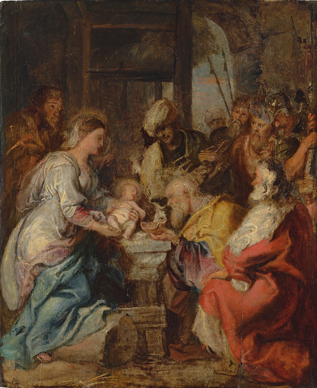 Klanění tří králů od Peter Paul Rubens