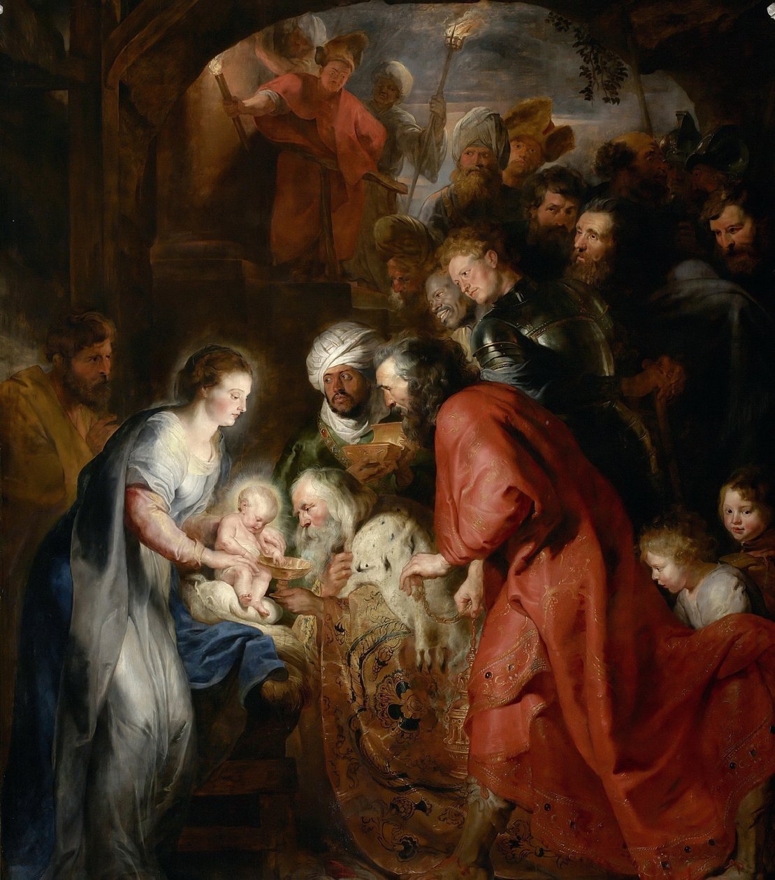 Klanění tří králů, asi 1619. od Peter Paul Rubens