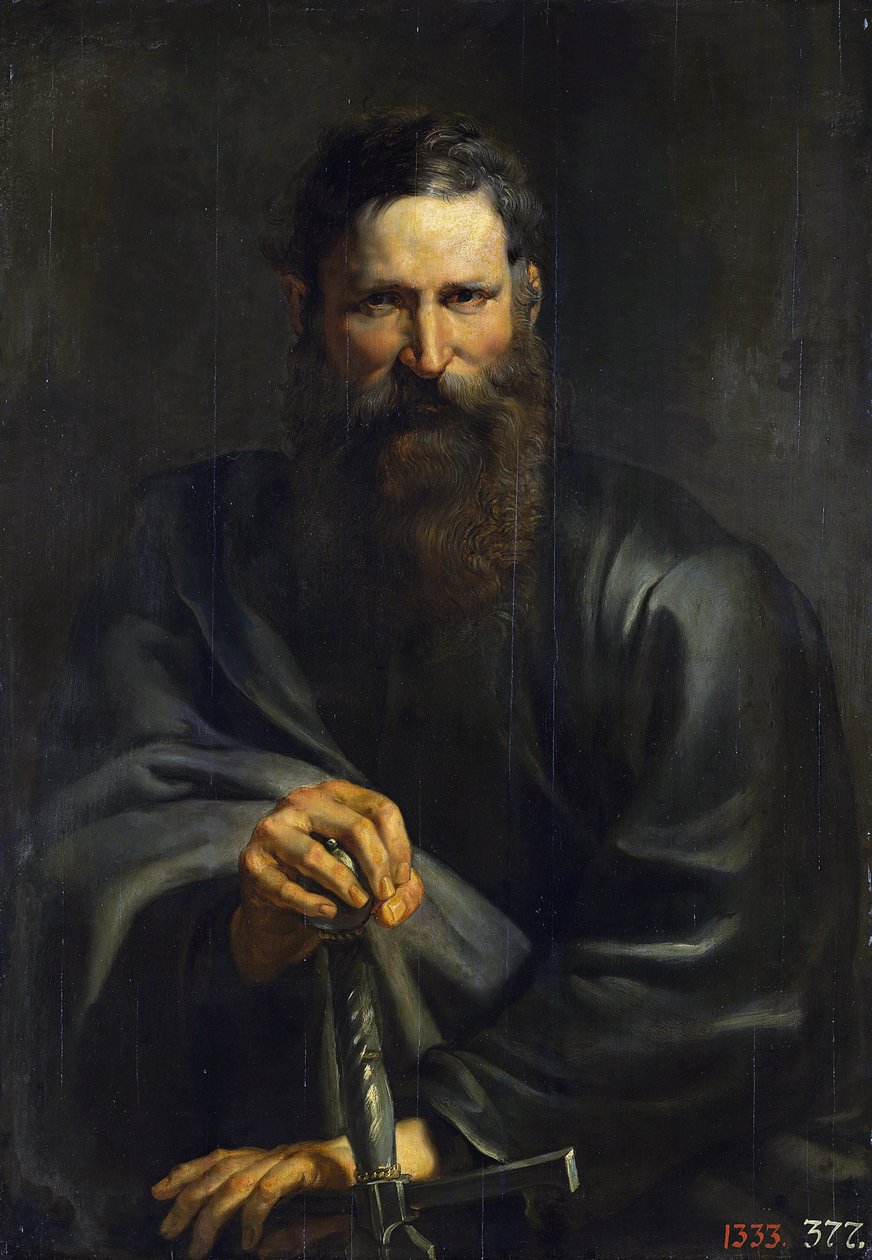 Apoštol Pavel - Pieter Paul Rubens (1577-1640). Olej na dřevě, c. 1615. Rozměr : 105,6x74 cm. Státní Ermitáž, Petrohrad od Peter Paul Rubens