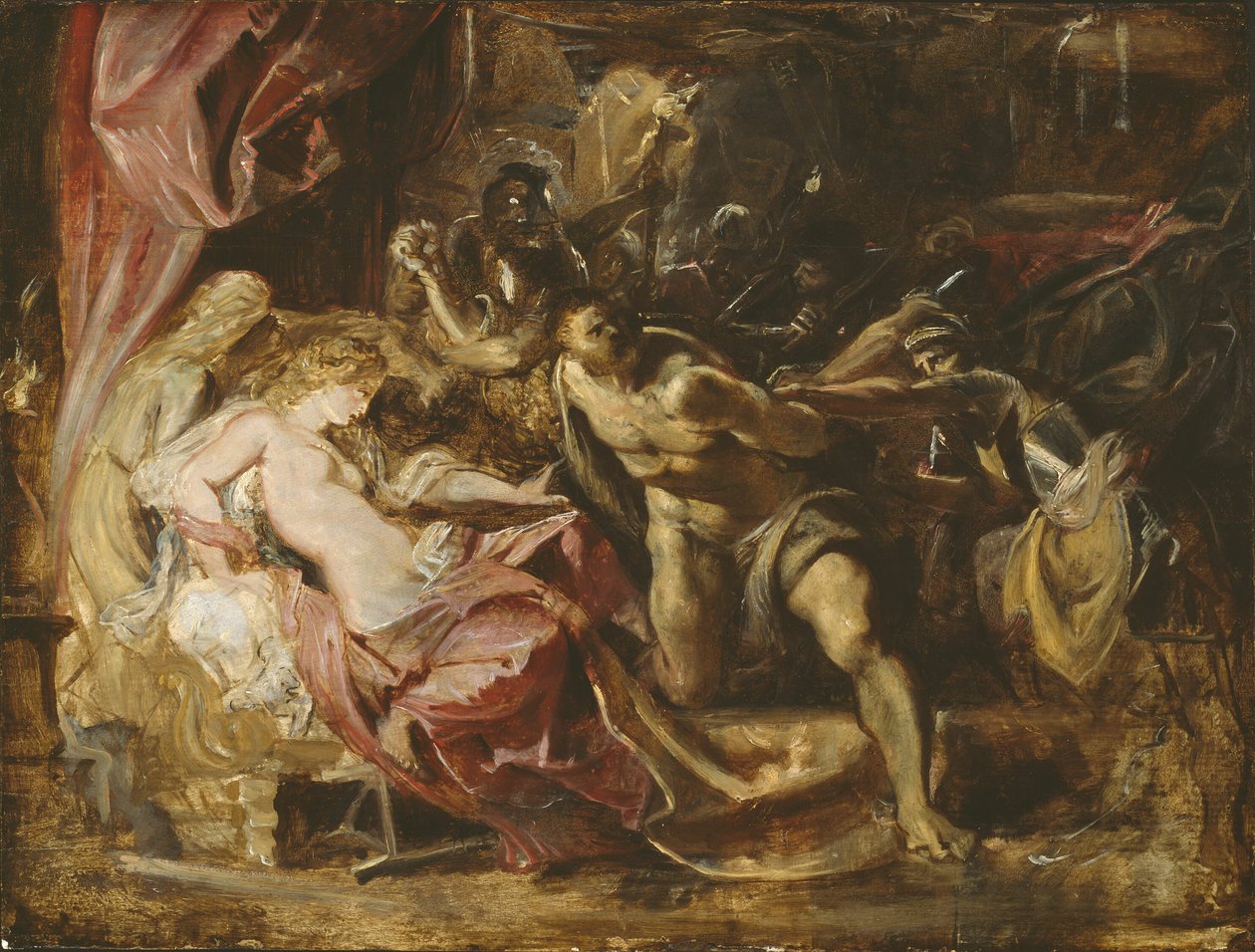 Zajetí Samsona od Peter Paul Rubens