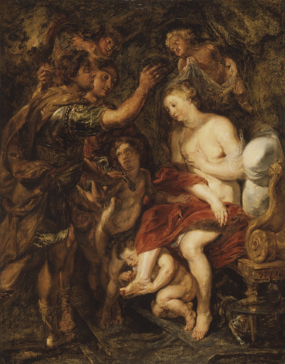 Korunovace Roxany od Peter Paul Rubens