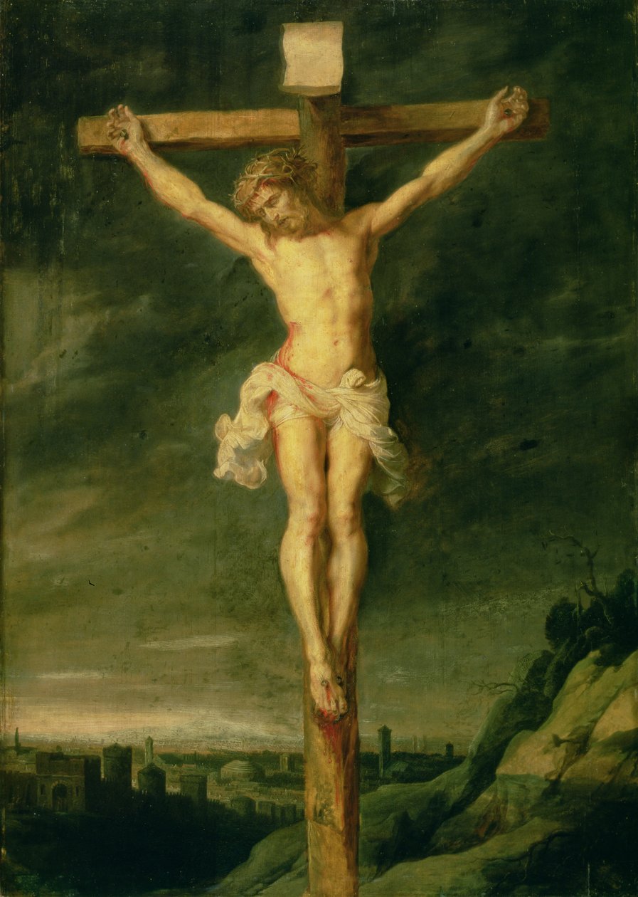 Ukřižování (olej na plátně) od Peter Paul Rubens