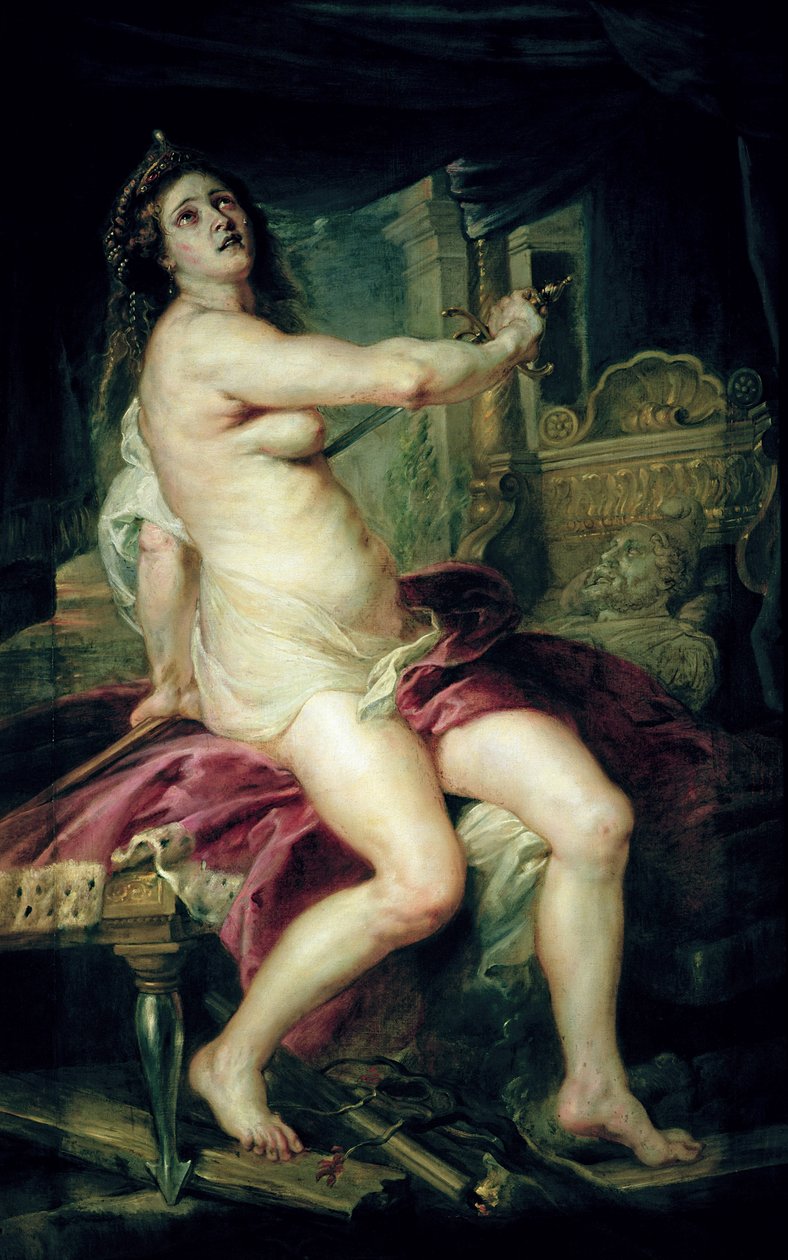 Smrt Dido (olej na plátně) od Peter Paul Rubens