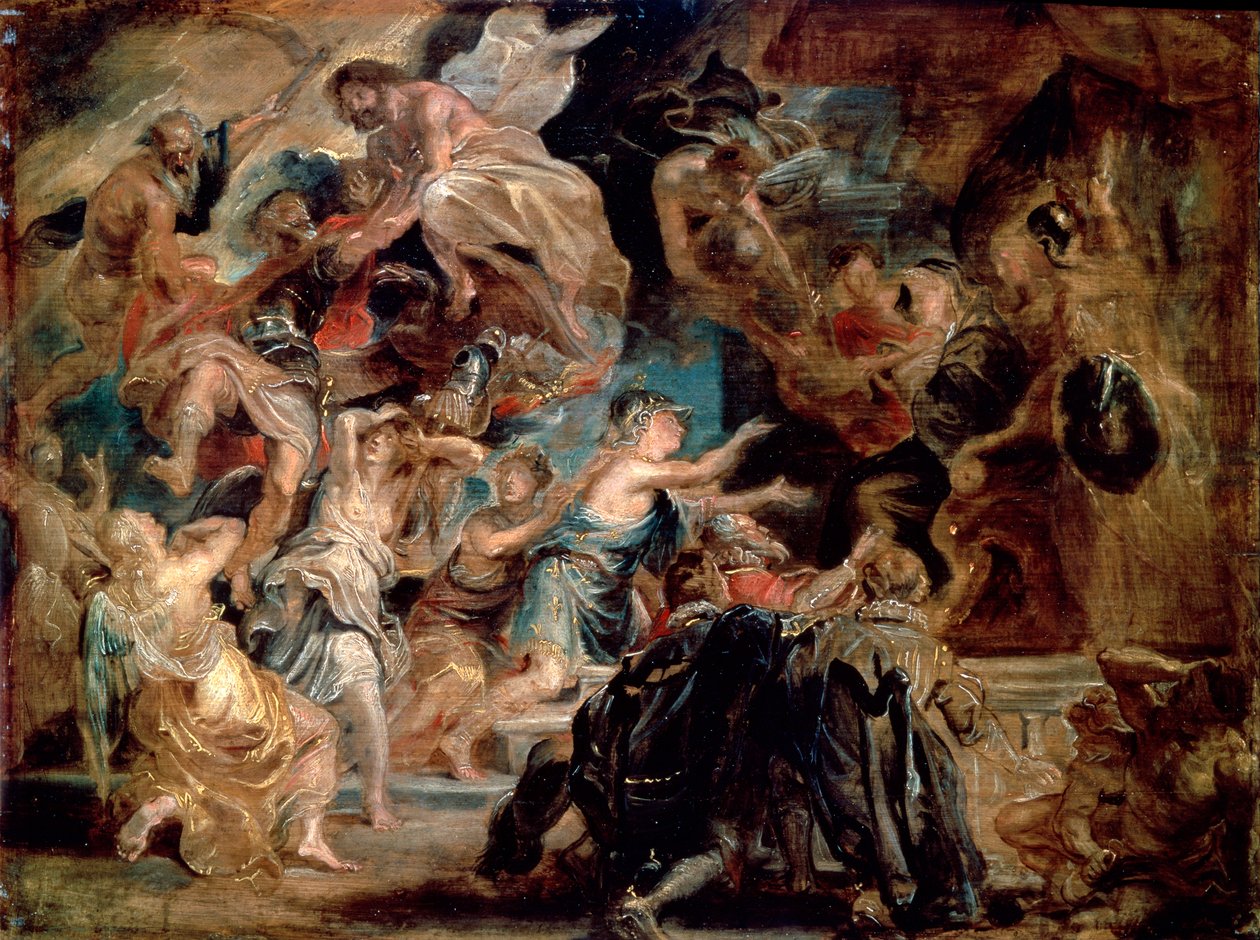 Smrt Jindřicha IV. a vyhlášení regentství, 1622. od Peter Paul Rubens