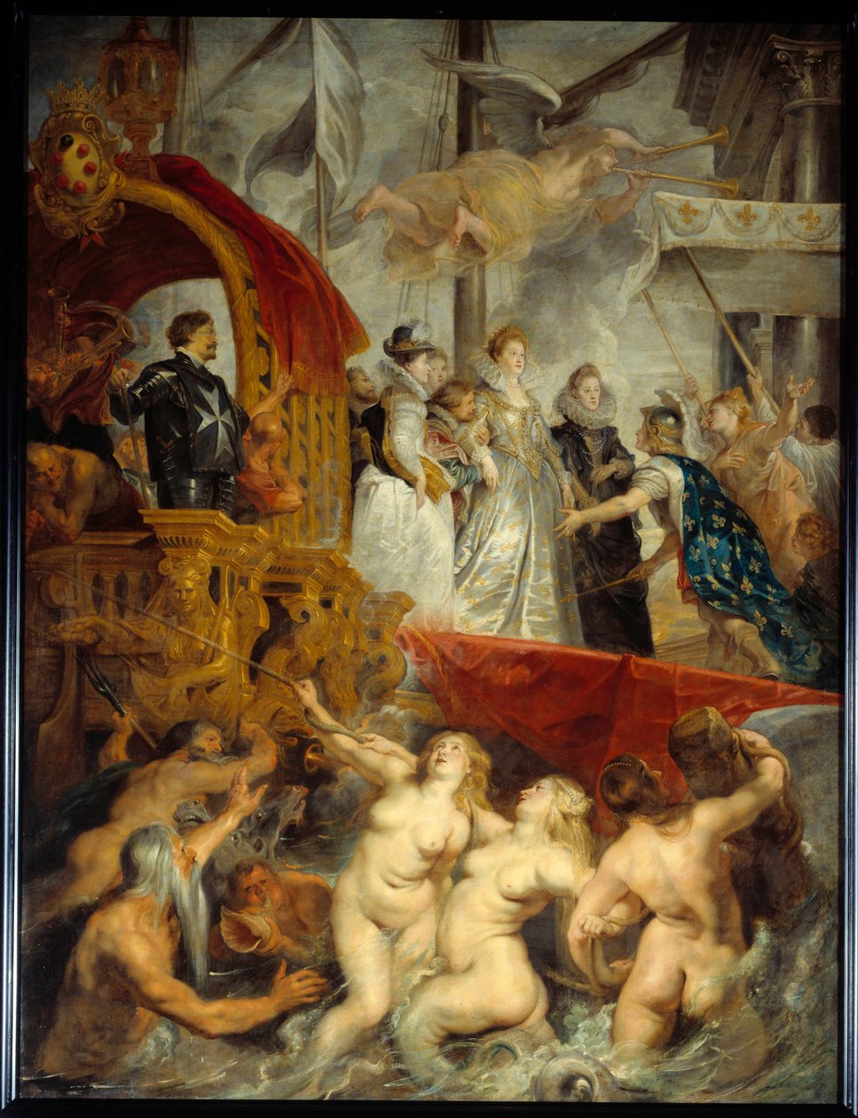 Vylodění Marie de Medicis v přístavu Marseille 3. listopadu od Peter Paul Rubens