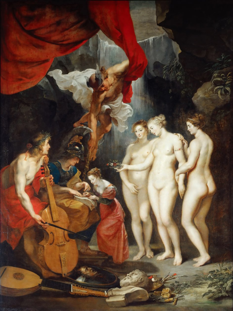 Výchova princezny. Cyklus Marie de Medici od Peter Paul Rubens