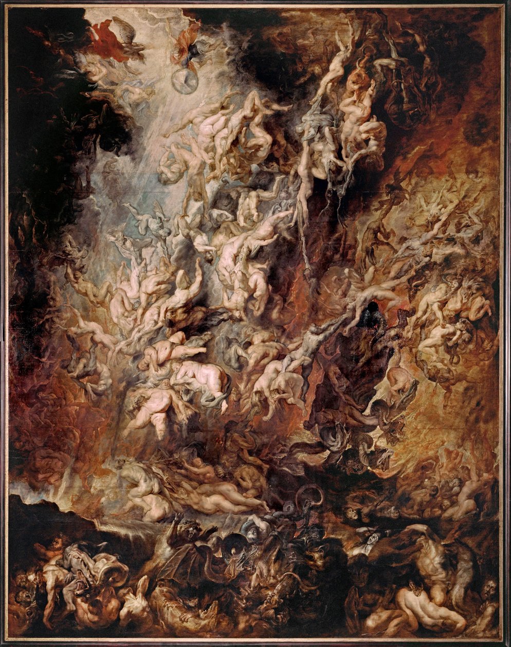 Pád prokletých (malba na dubovém dřevě) od Peter Paul Rubens