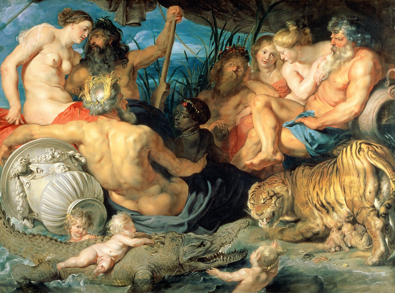 Čtyři kontinenty od Peter Paul Rubens