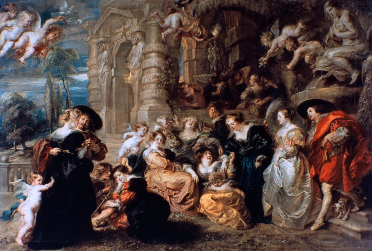 Zahrada lásky, c1630 od Peter Paul Rubens