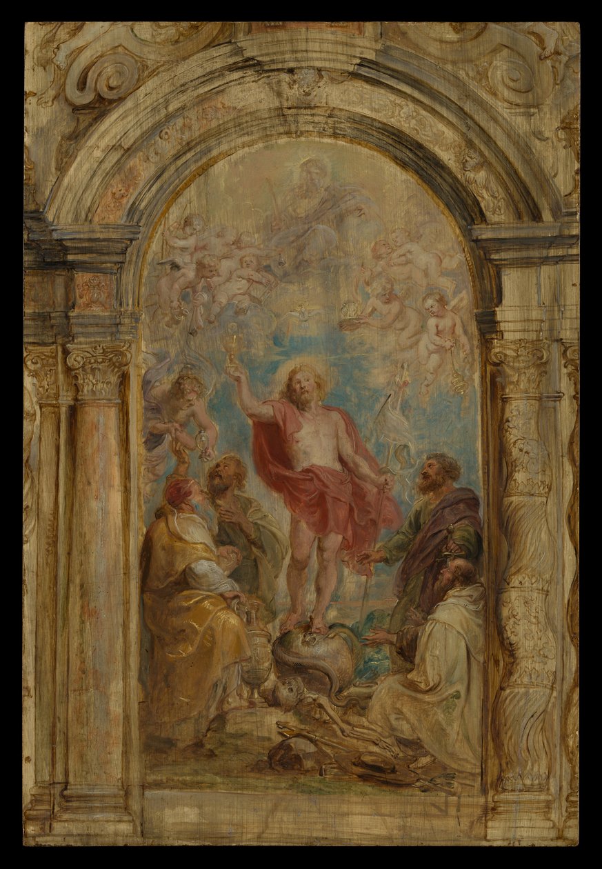 Die Verherrlichung der Eucharistie od Peter Paul Rubens