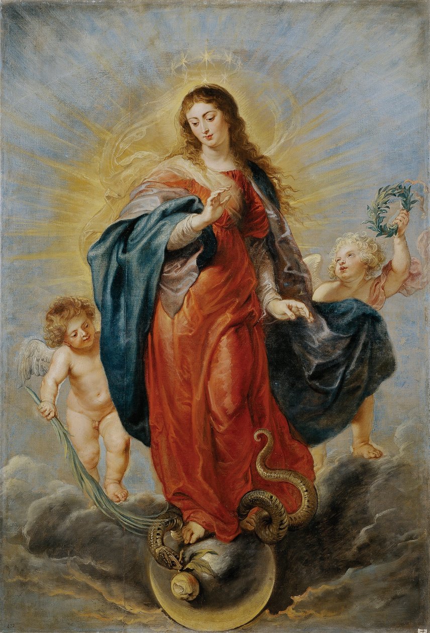 Neposkvrněné početí od Peter Paul Rubens
