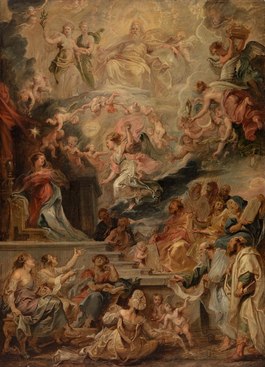Vtělení jako naplnění všech proroctví od Peter Paul Rubens