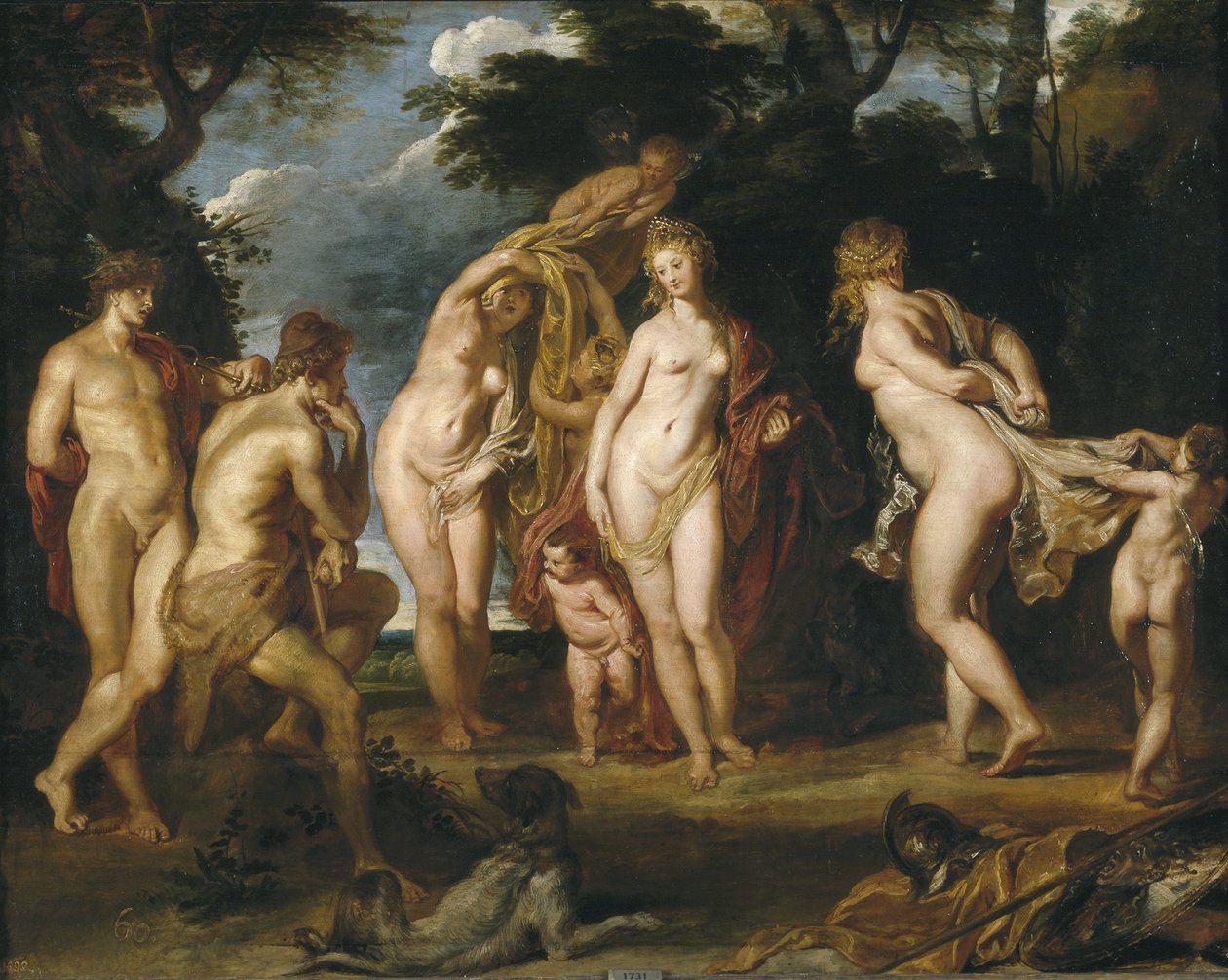 Soud v Paříži, asi 1606 od Peter Paul Rubens
