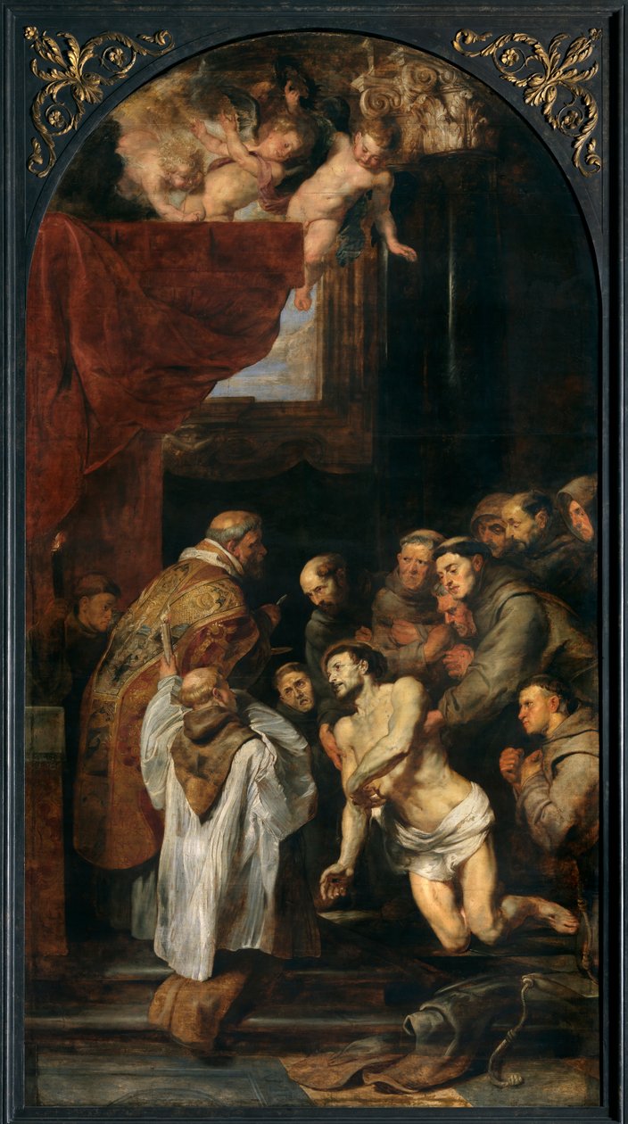 Poslední přijímání Františka z Assisi od Peter Paul Rubens