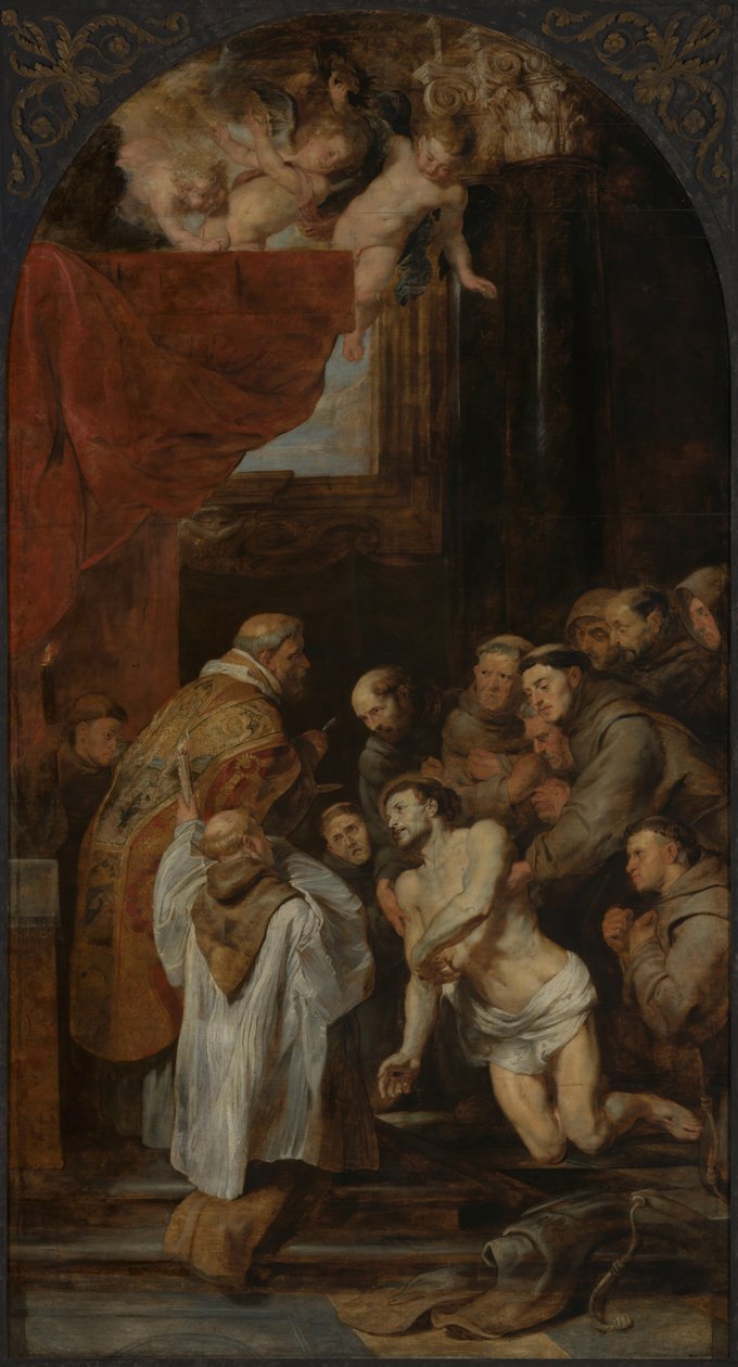 Poslední přijímání svatého Františka z Assisi od Peter Paul Rubens