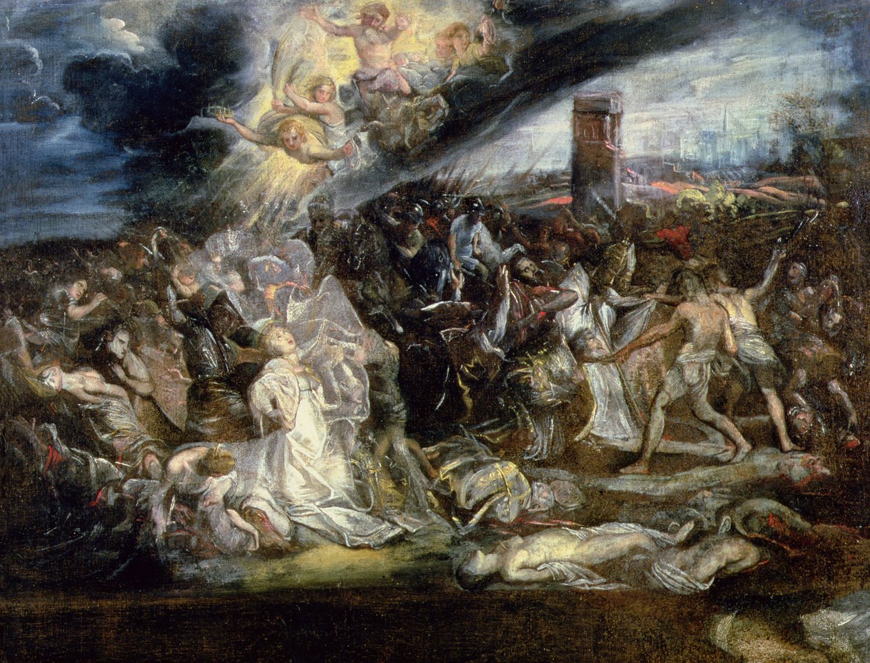 Umučení svaté Uršuly a deset tisíc panen od Peter Paul Rubens