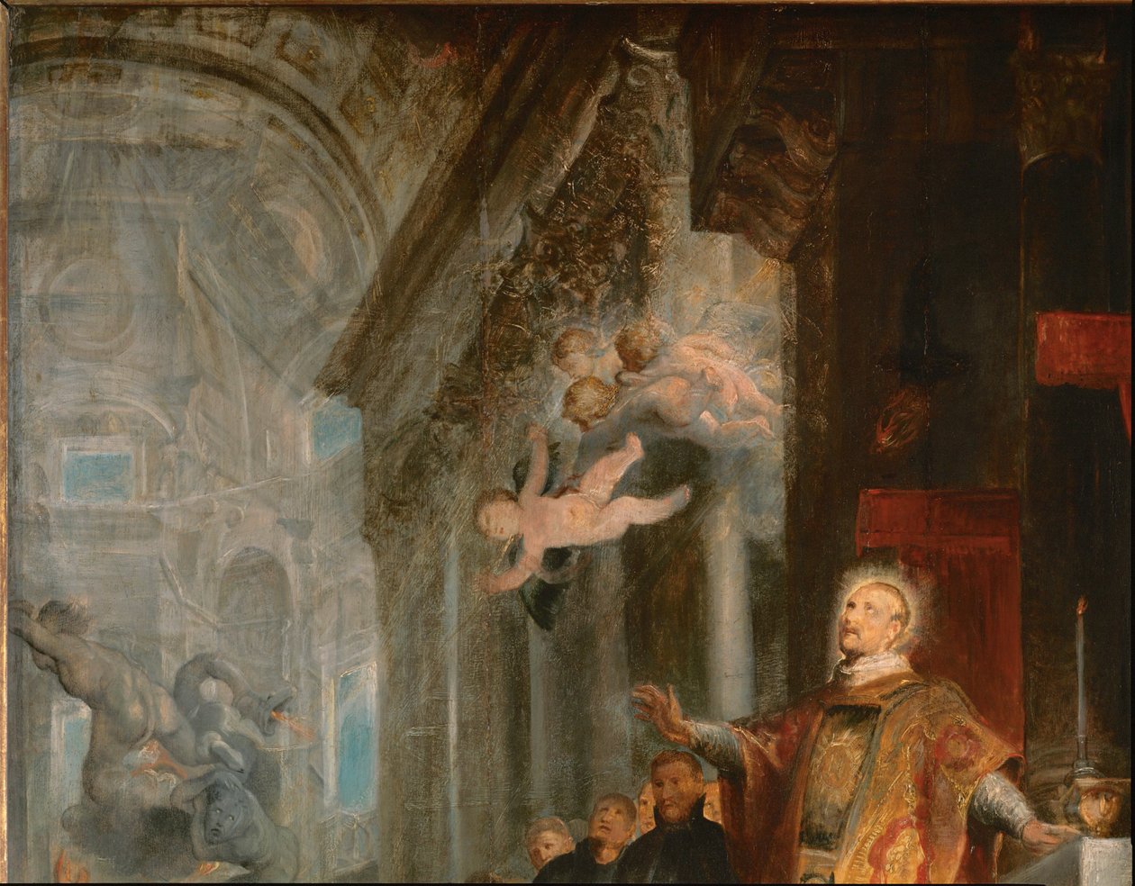 Zázrak svatého Ignáce Loyoly od Peter Paul Rubens