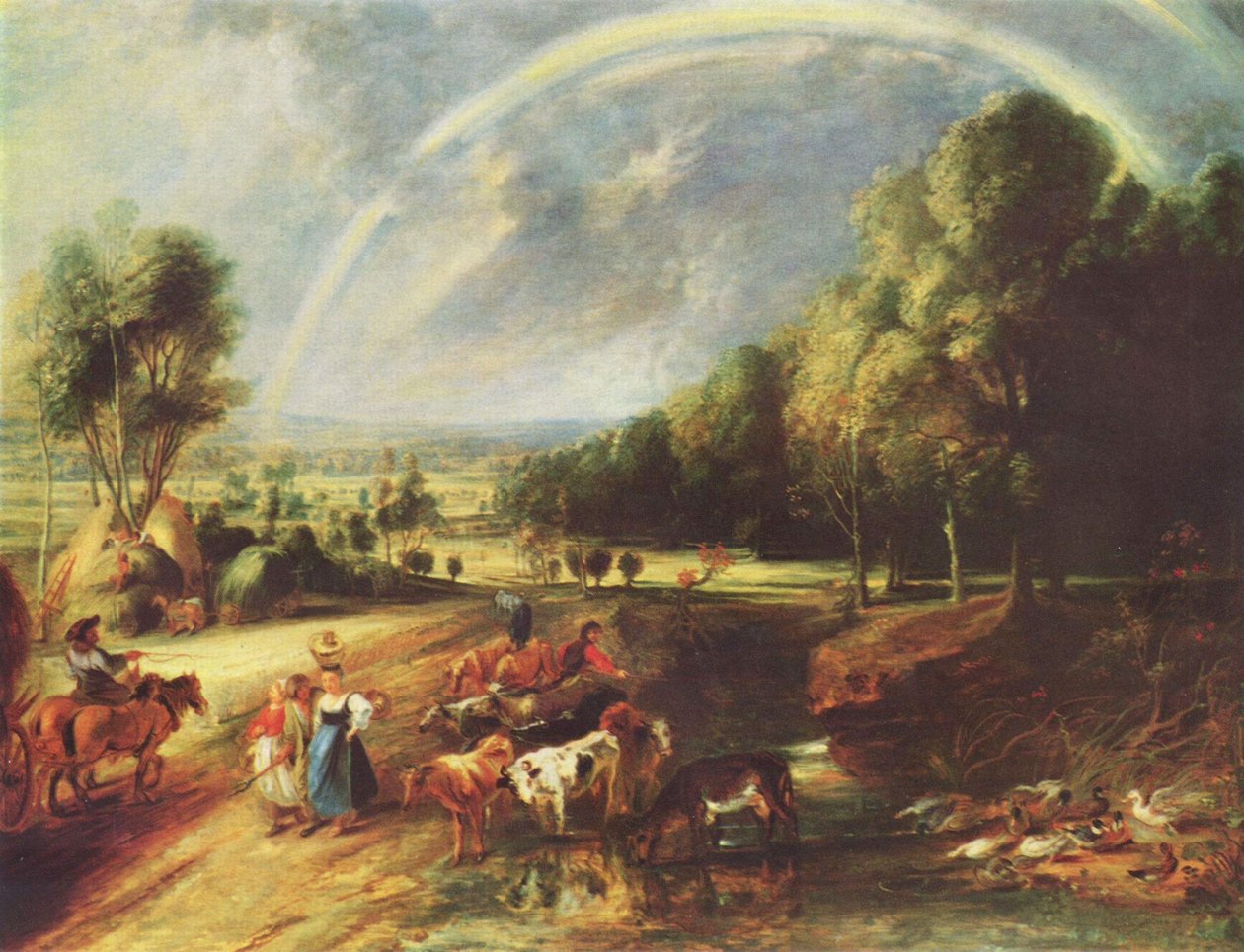 Krajina s duhou (1640) od Peter Paul Rubens