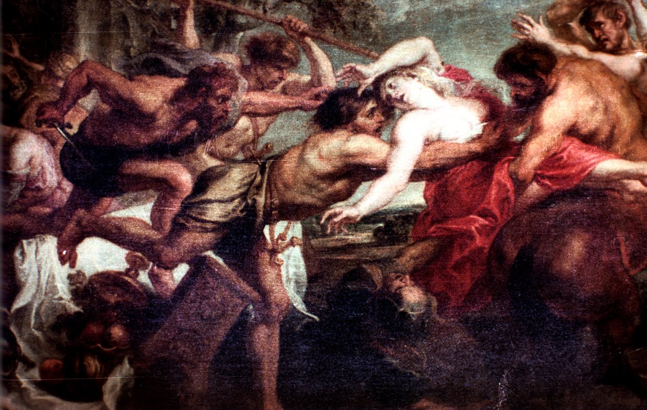Znásilnění Deidamia, 1636-1638 od Peter Paul Rubens