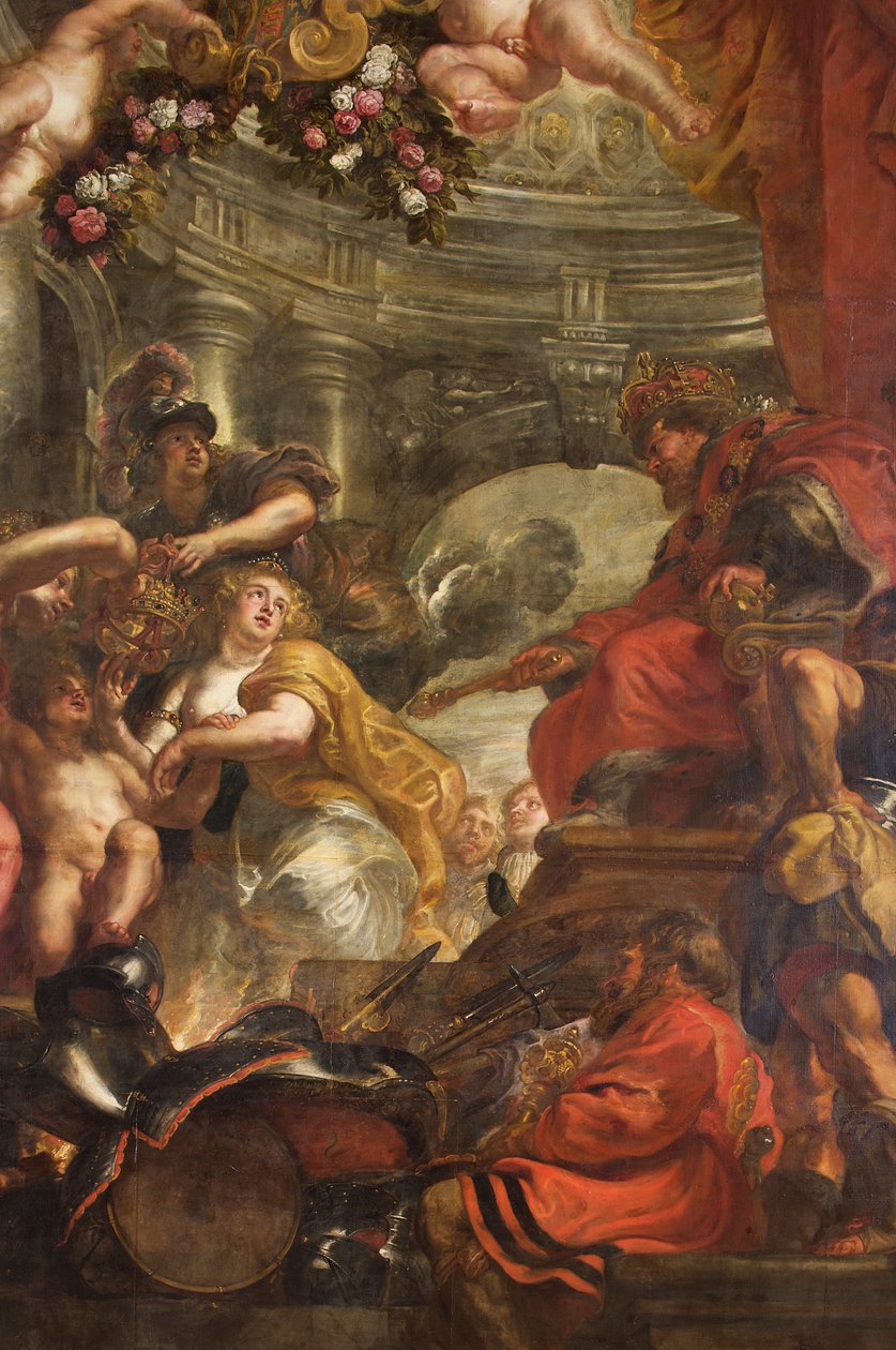 Rubensův strop, Banketní dům, Whitehall, kolem 1629-34 (olej na plátně) od Peter Paul Rubens